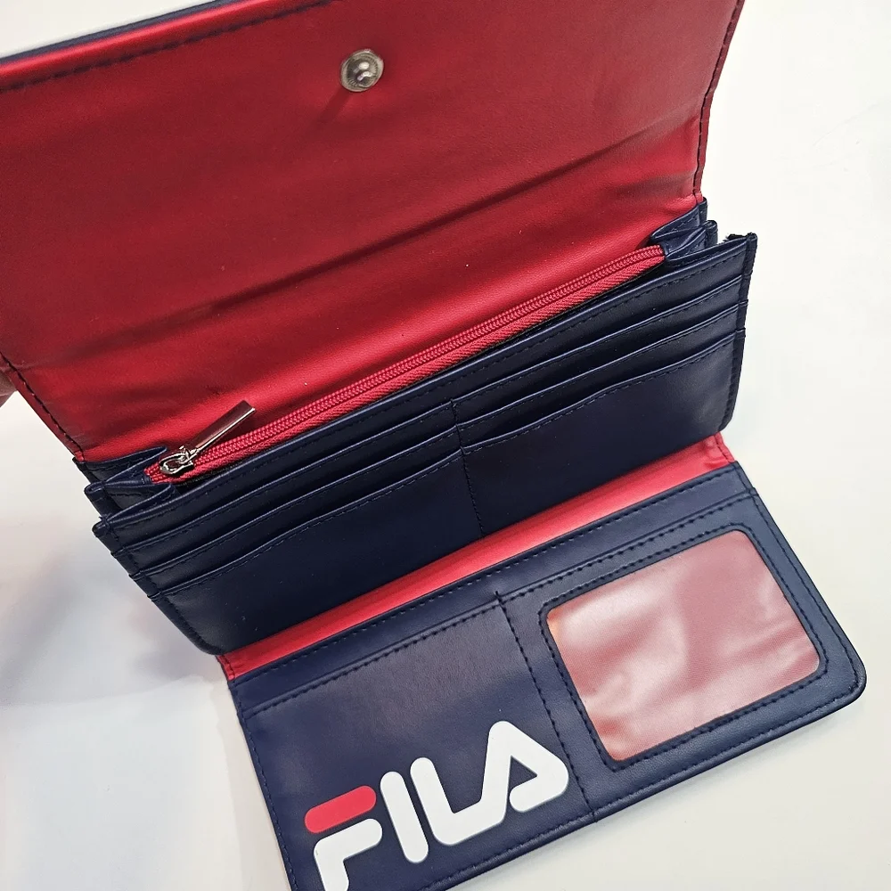 FILA Blue and Red Wallet - Picture 3 of 4